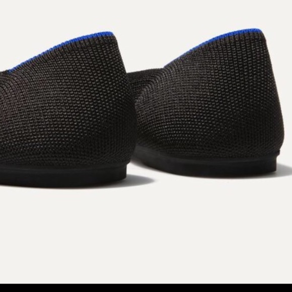 Rothy’s Flats Round Toe Solid Black Size 12W - Picture 5 of 11